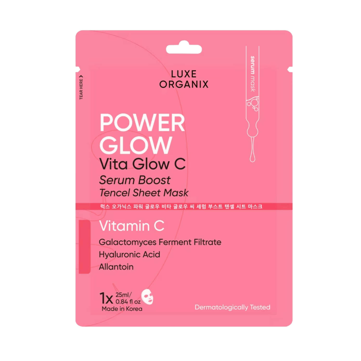 Luxe Organix Power Glow Sheet Mask