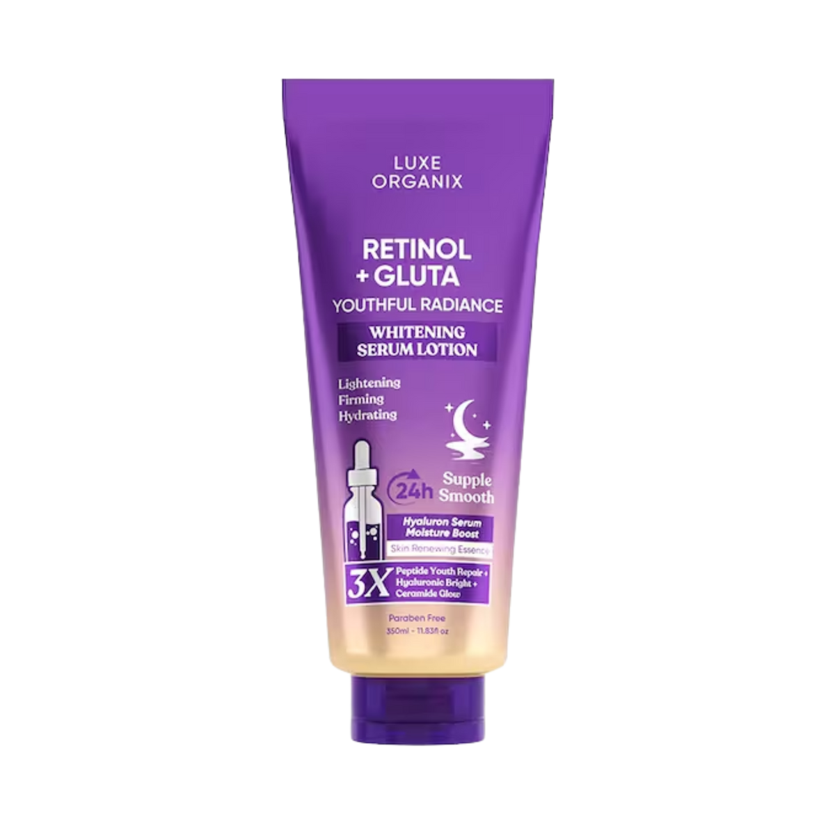 Luxe Organix Retinol + Gluta Whitening Serum Lotion
