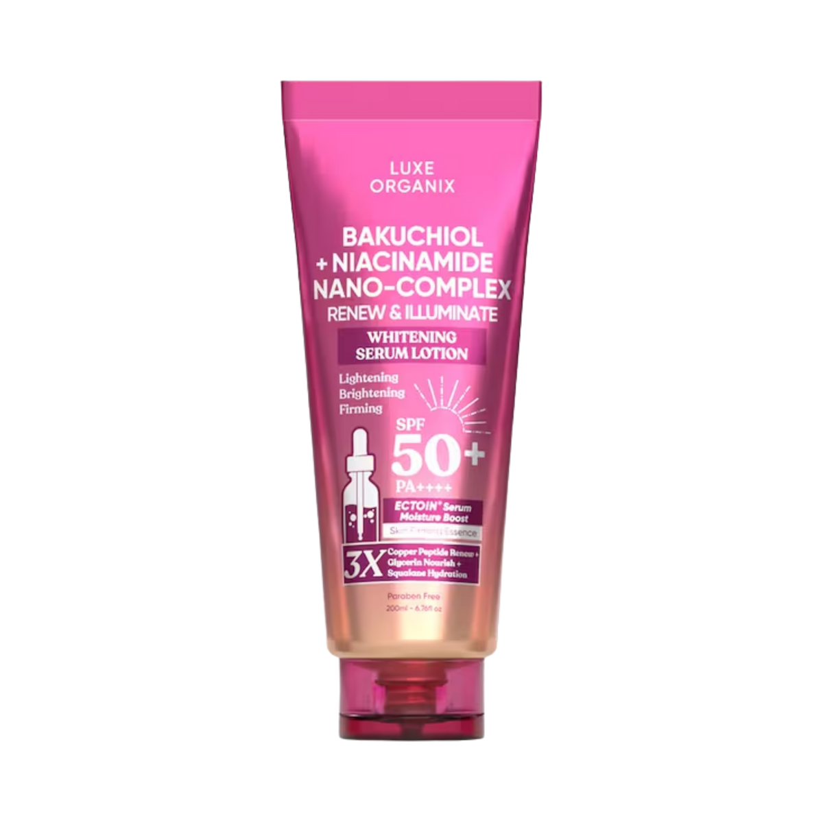 Luxe Organix Bakuchiol + Niacinamide Whitening Serum Lotion