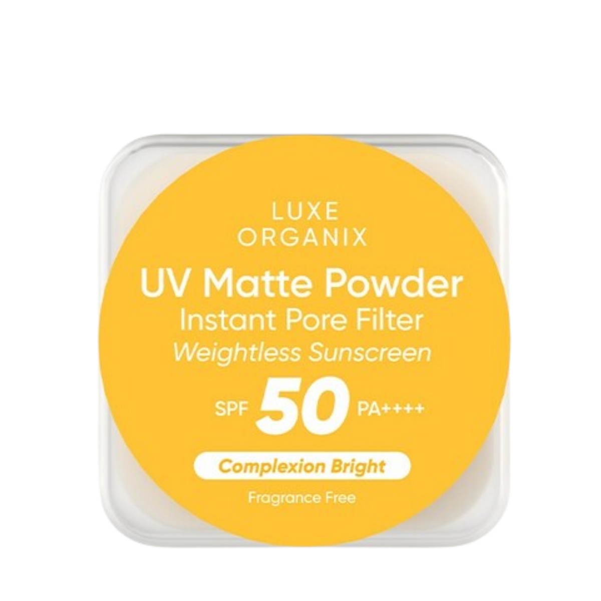 Luxe Organix UV Matte Powder Sunscreen Complexion Bright