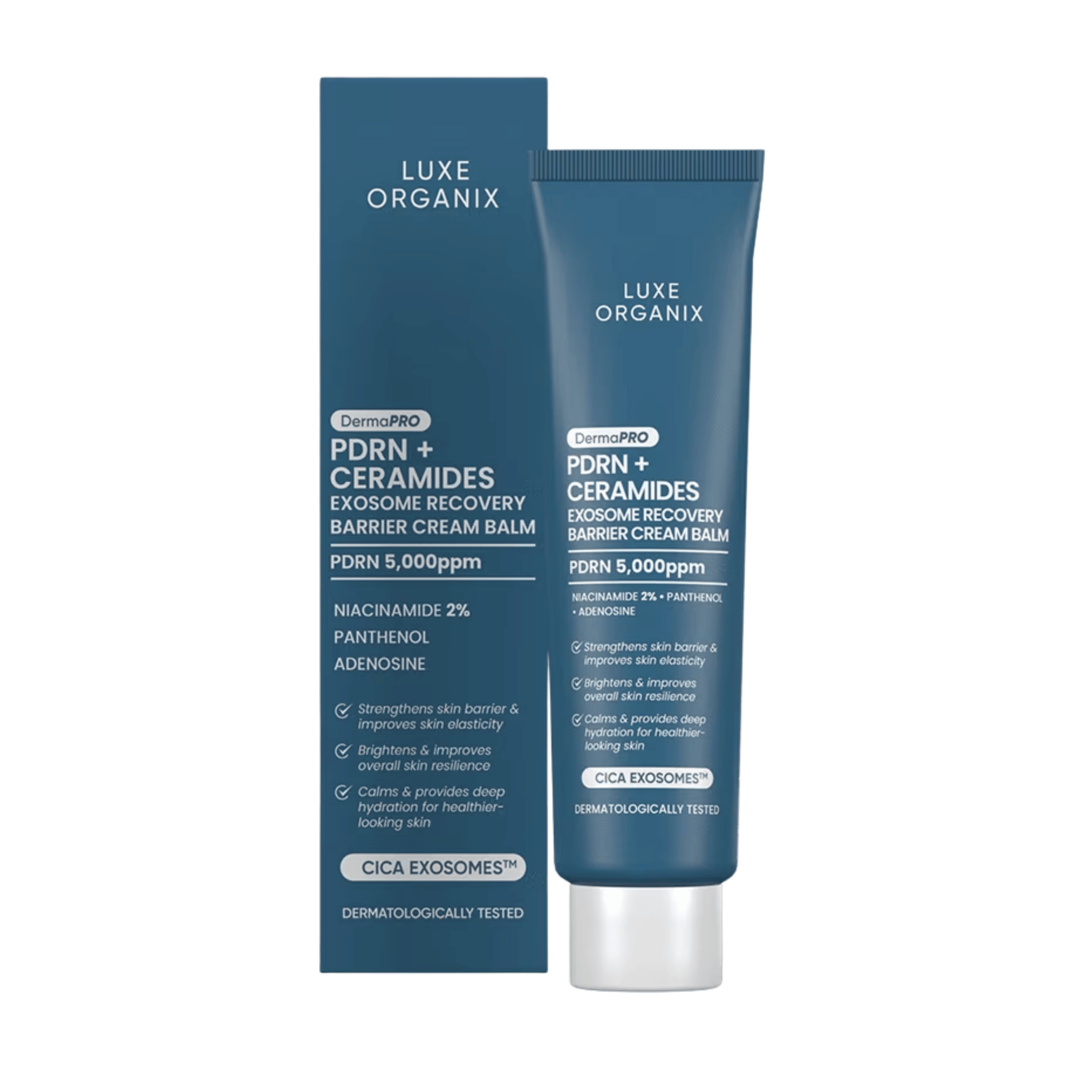 Luxe Organix PDRN + Ceramides Exosome Recovery Barrier Cream Balm