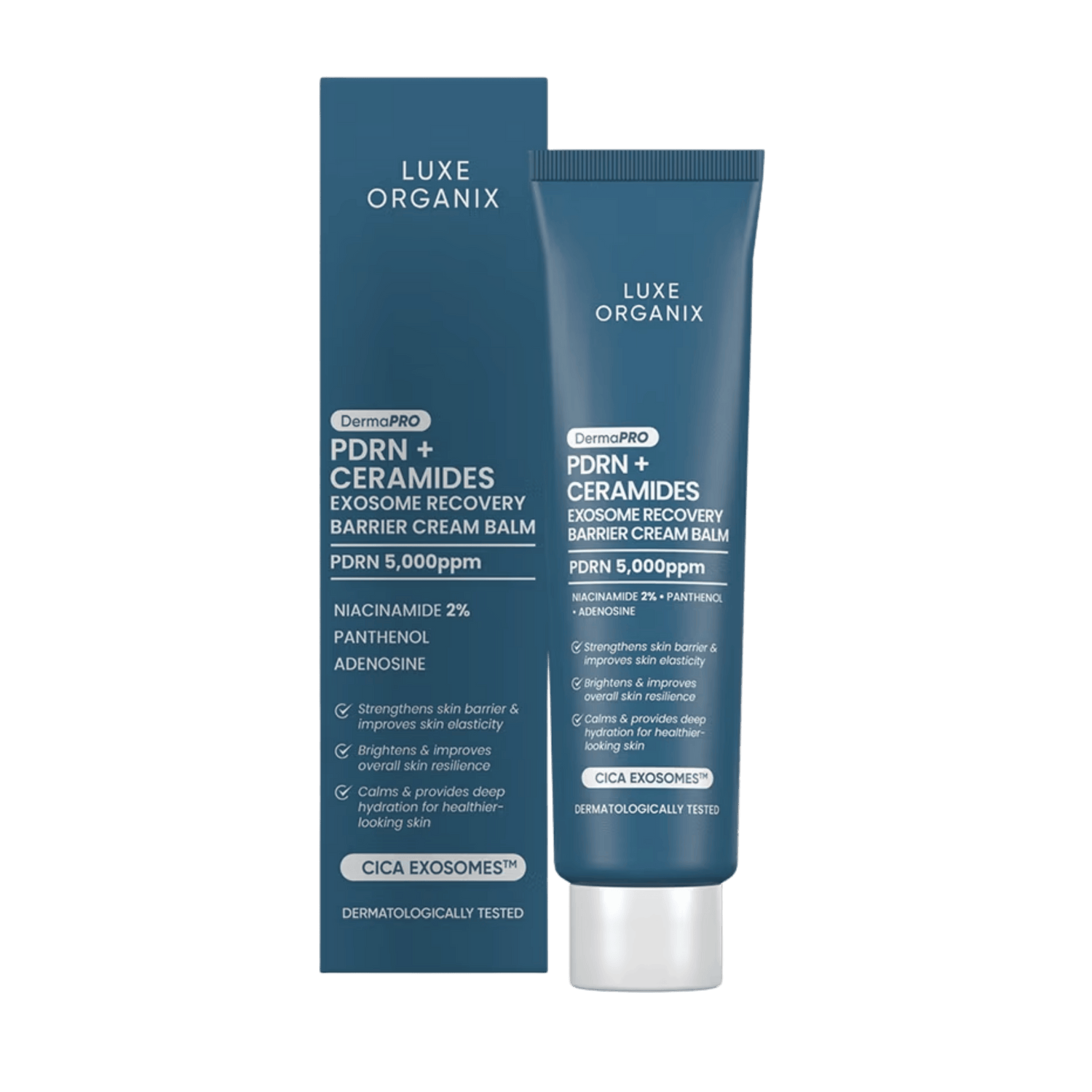 Luxe Organix PDRN + Ceramides Exosome Recovery Barrier Cream Balm