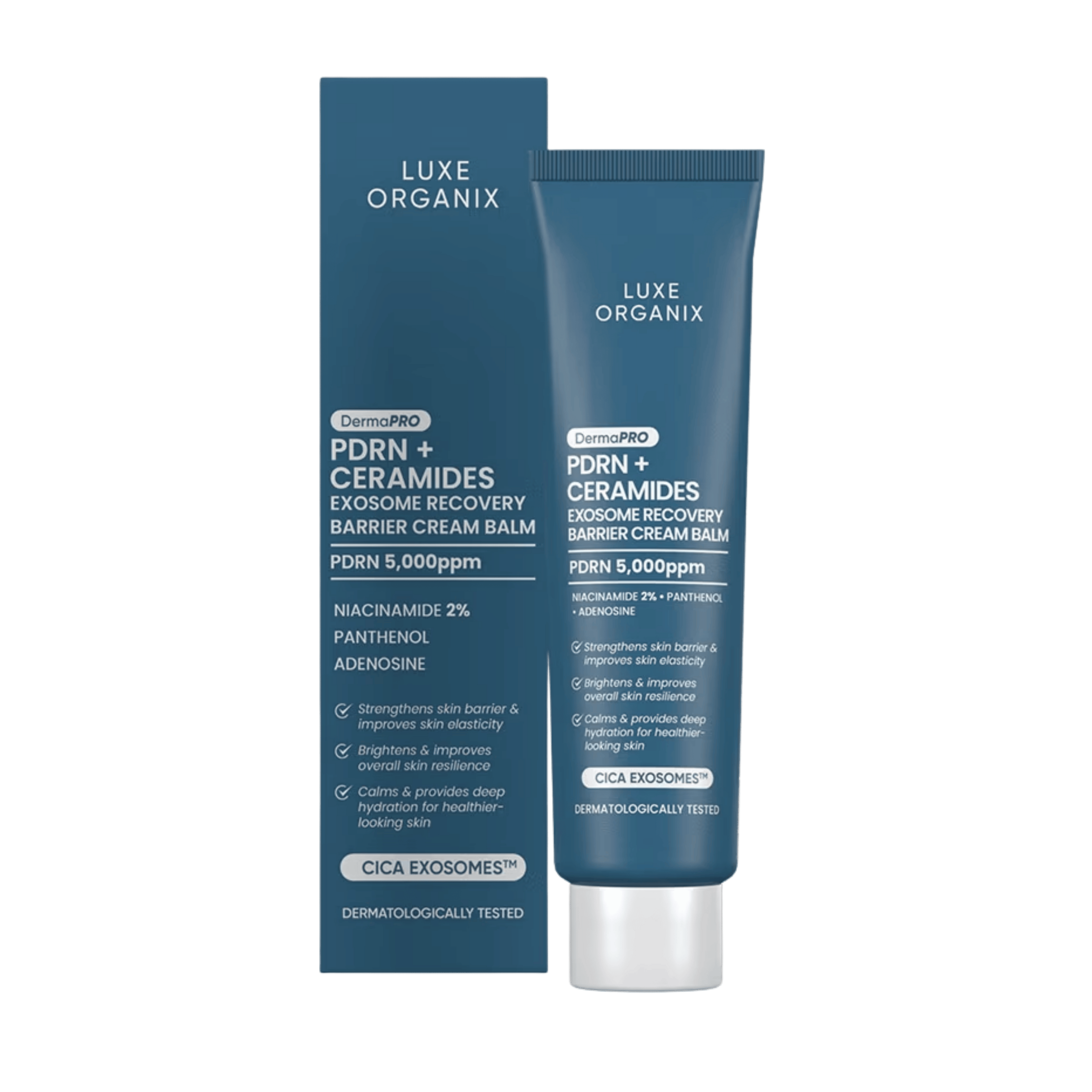 Luxe Organix PDRN + Ceramides Exosome Recovery Barrier Cream Balm