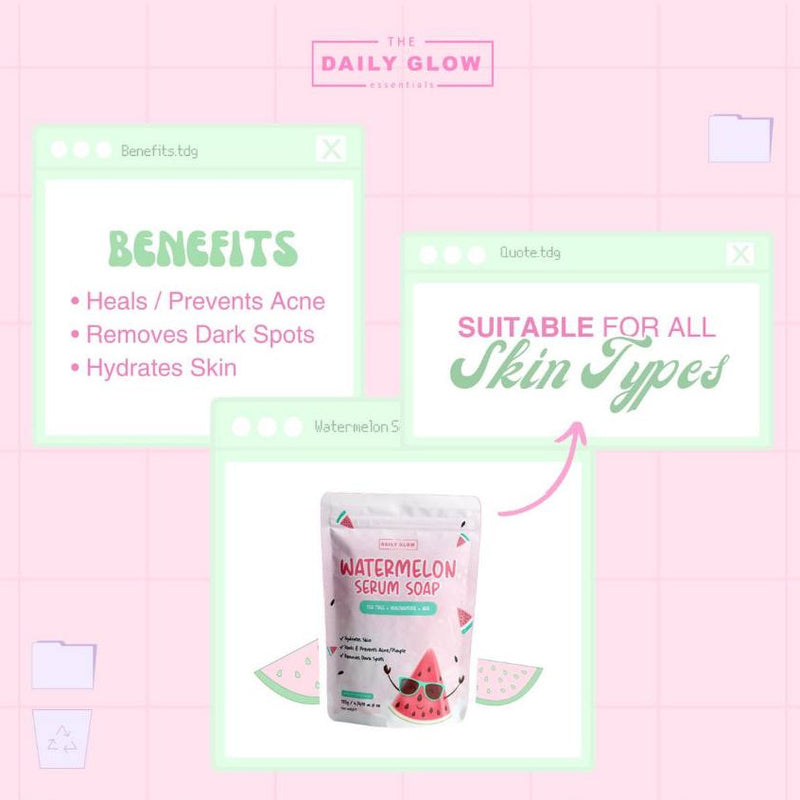The Daily Glow Watermelon Serum Soap