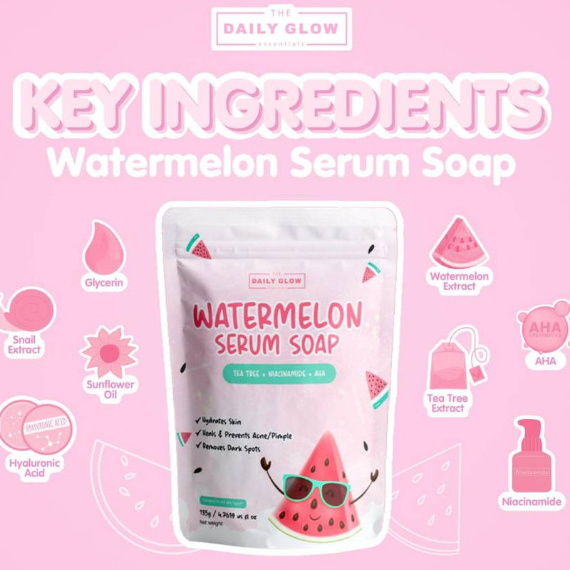 The Daily Glow Watermelon Serum Soap
