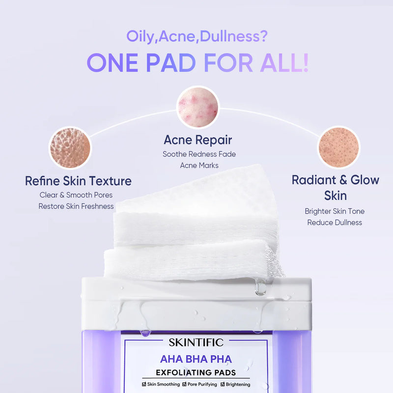 Skintific AHA BHA PHA Exfoliating Pads