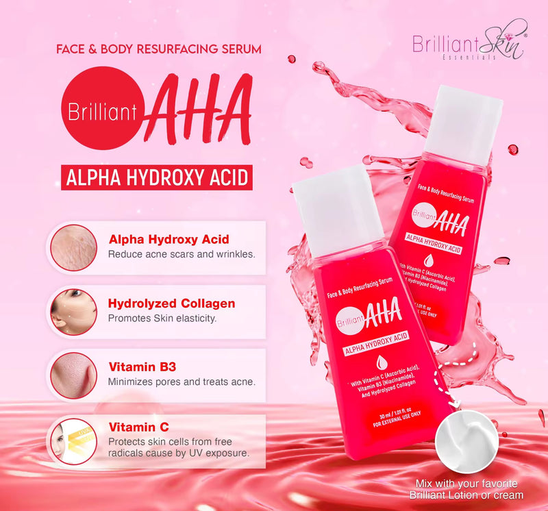 Brilliant Skin AHA (Alpha Hydroxy Acid) Resurfacing Serum