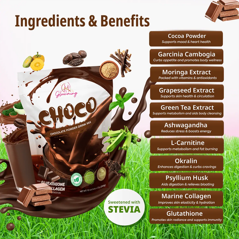 Glowming Shape Choco Powder Drink