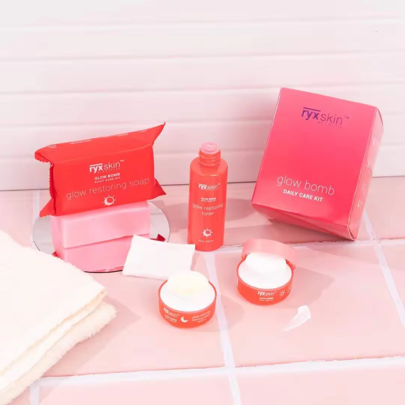 Ryx Skin Glow Bomb Daily Care Kit