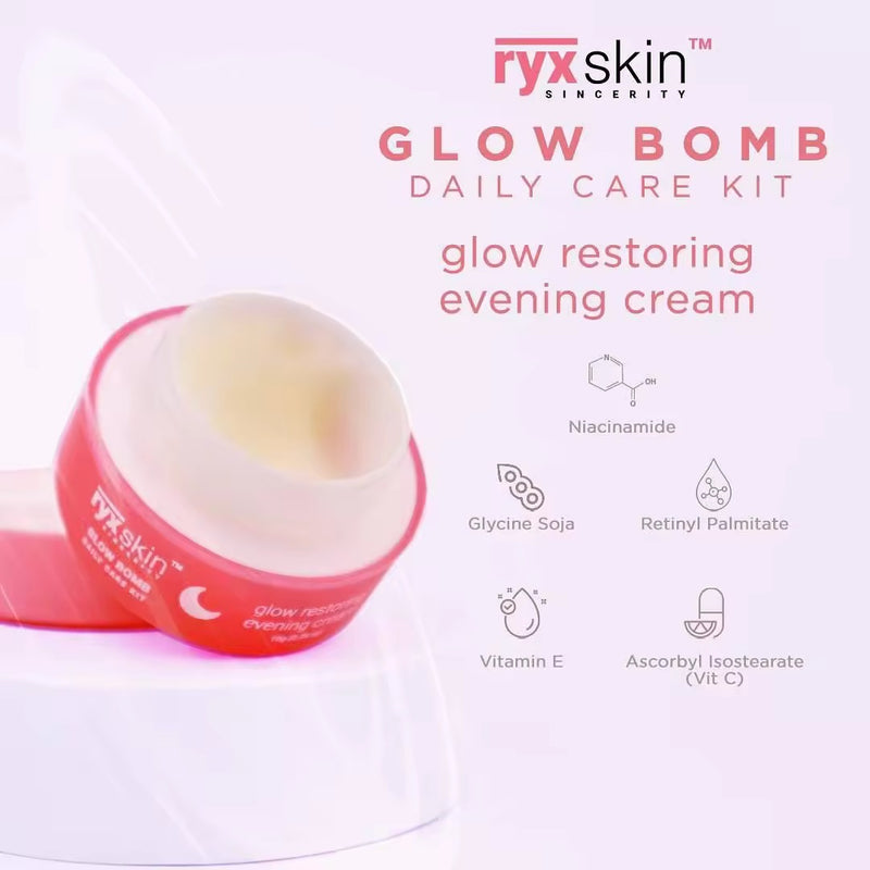 Ryx Skin Glow Bomb Daily Care Kit