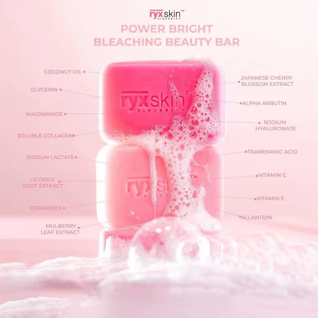 Ryx Skin Power Bright Bleaching Whipped Beauty Bar Soap (5 x 70g)