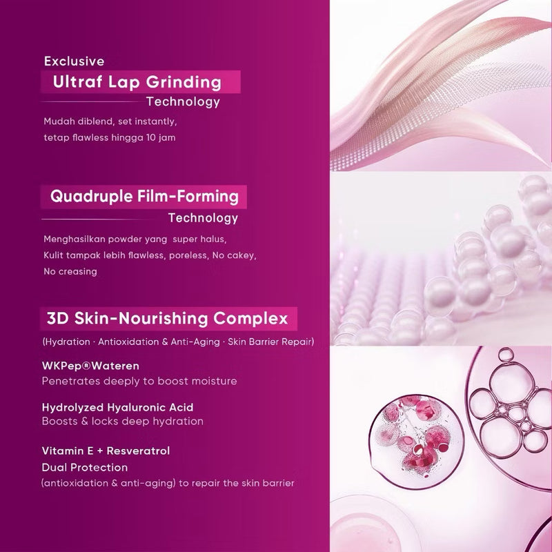 Skintific Cover Glow Perfect Pink Cushion Full Coverage Foundation