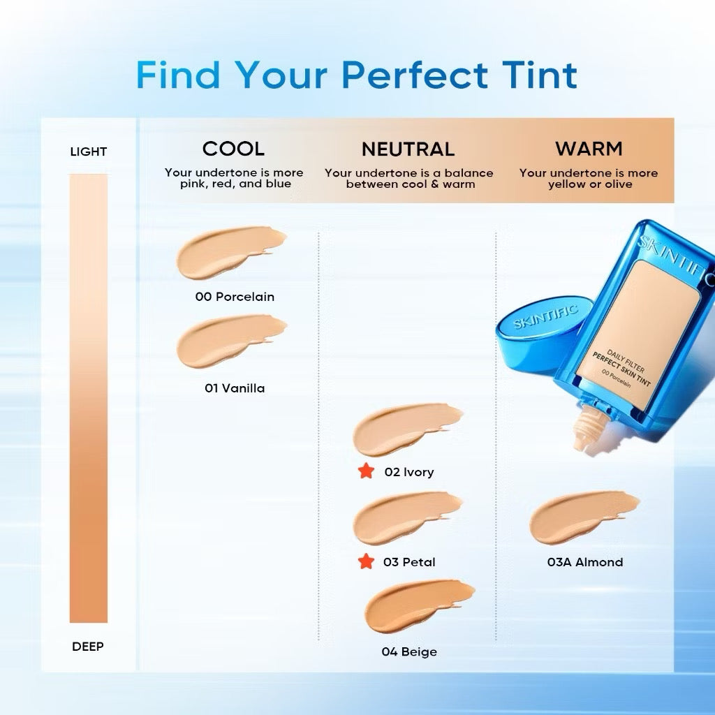Skintific Daily Filter Perfect Skin Tint Moisturizer