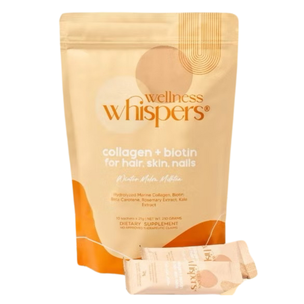 Wellness Whispers Collagen + Biotin Wintermelon Milk Tea