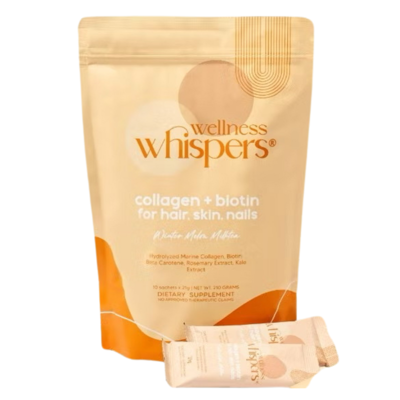 Wellness Whispers Collagen + Biotin Wintermelon Milk Tea