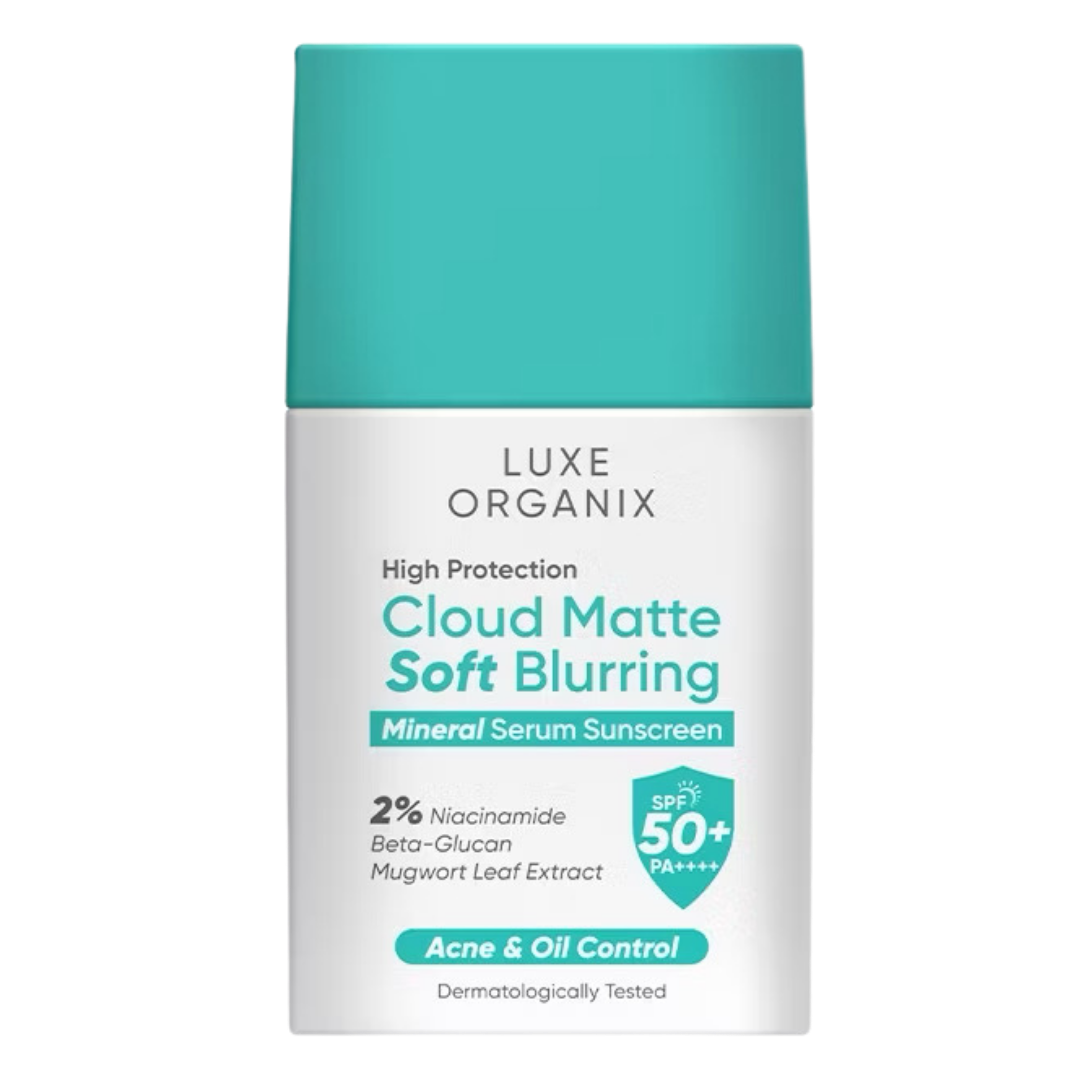 Luxe Organix Cloud Matte Soft Blurring Mineral Serum Sunscreen SPF50+ PA+++