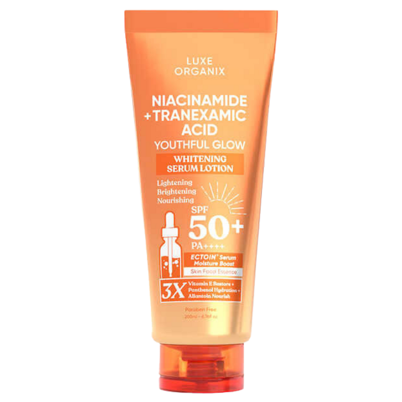 Luxe Organix Niacinamide + Tranexamic Acid Whitening Serum Lotion