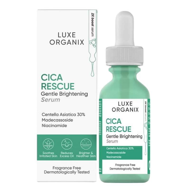 Luxe Organix Cica Rescue Brightening Serum