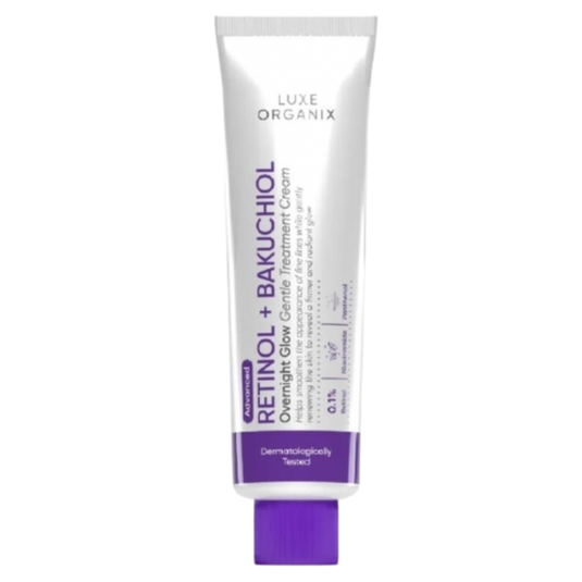 Luxe Organix Retinol + Bakuchiol Treatment Cream – The Glow Club