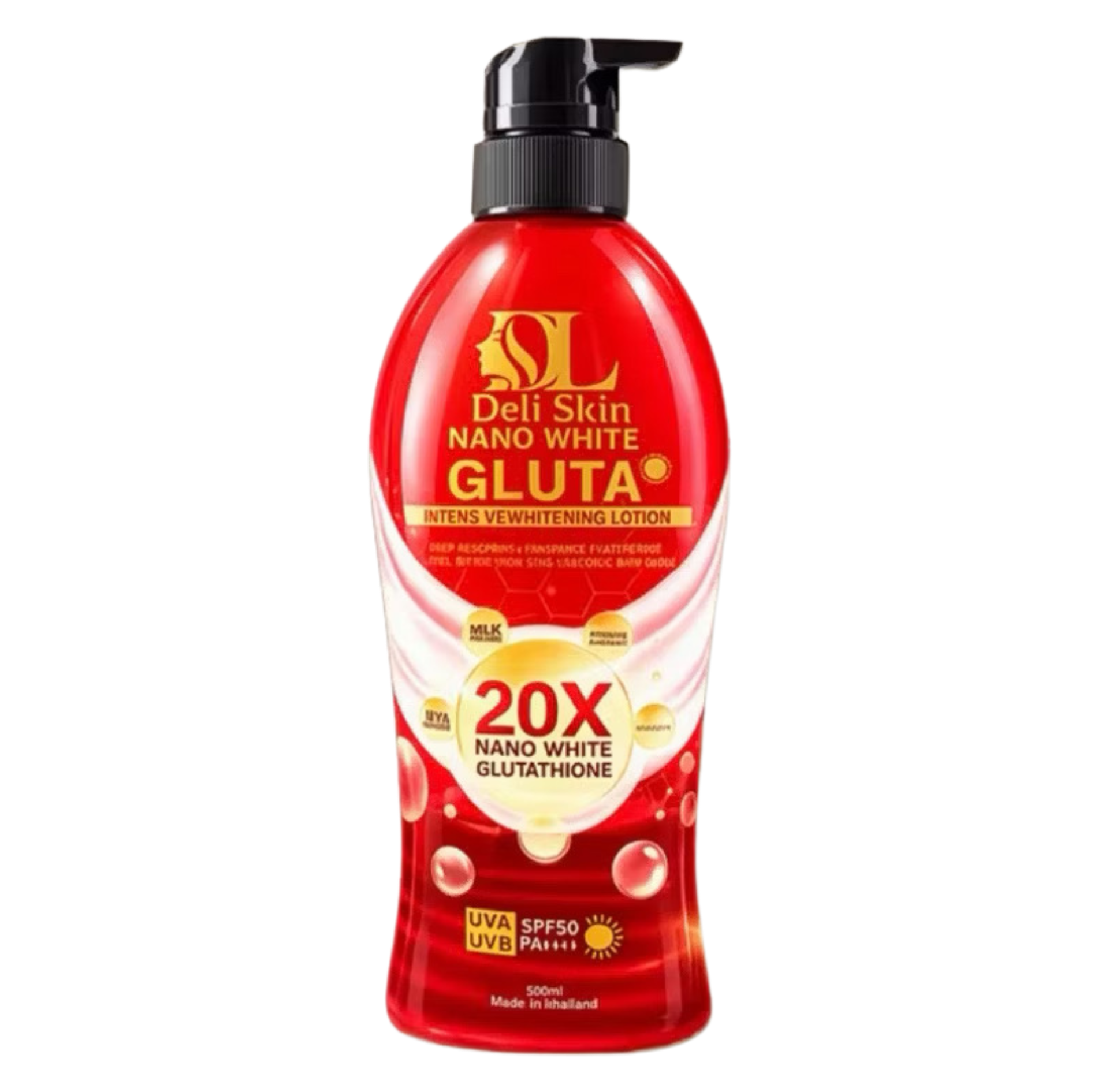 Deli Skin Nano White Gluta Intensive Whitening Lotion 500ml