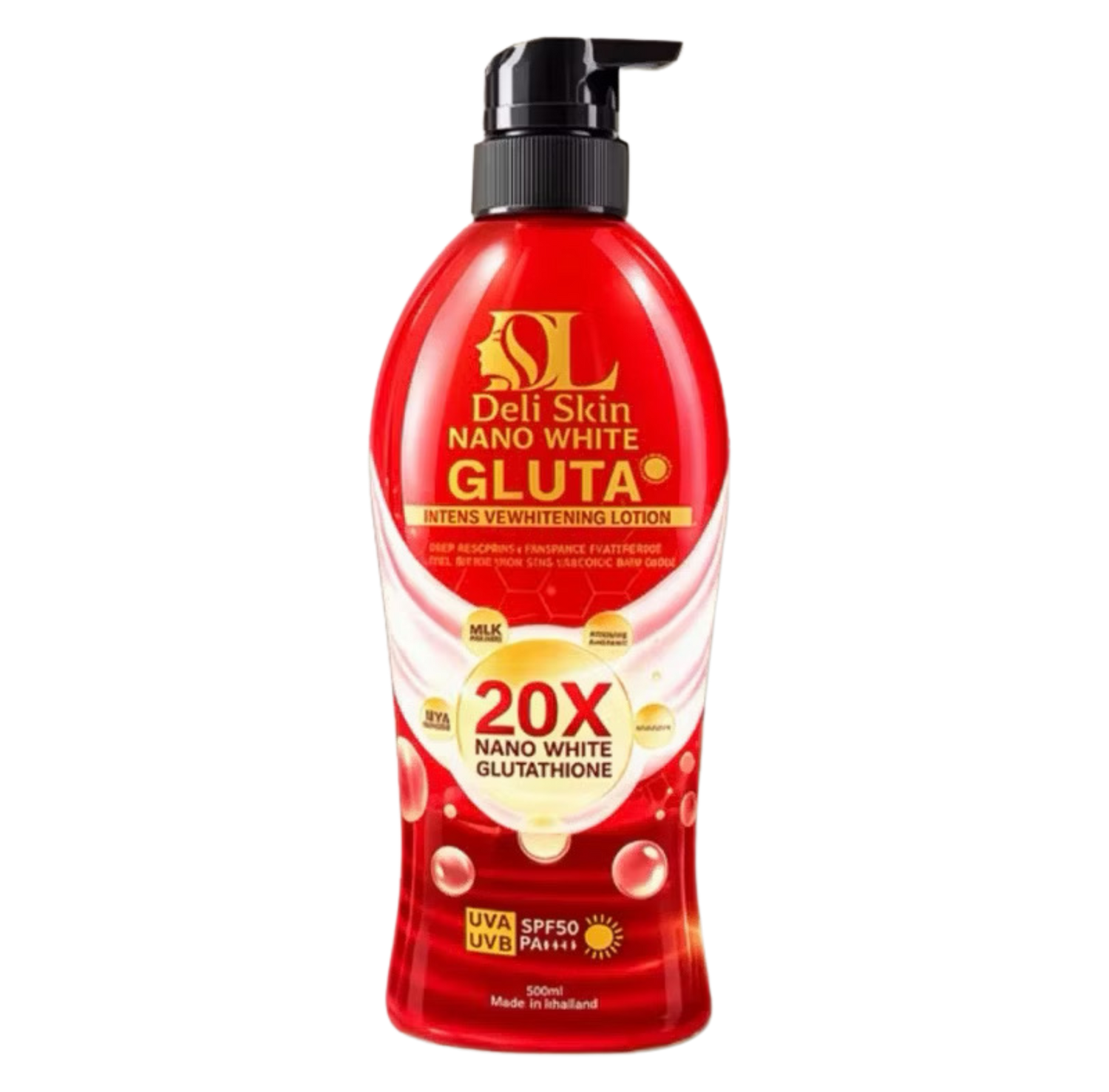 Deli Skin Nano White Gluta Intensive Whitening Lotion 500ml