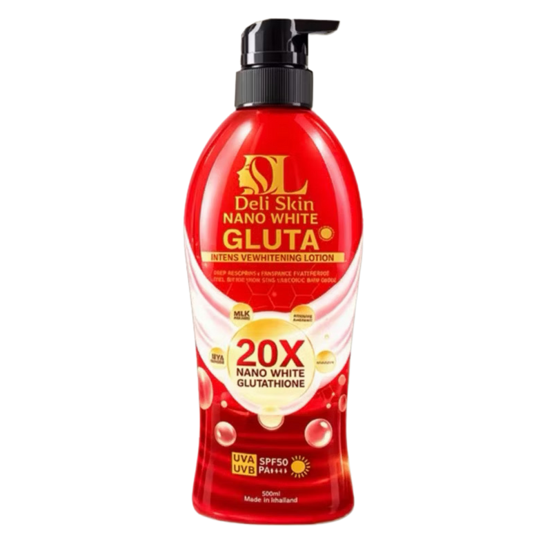 Deli Skin Nano White Gluta Intensive Whitening Lotion 500ml