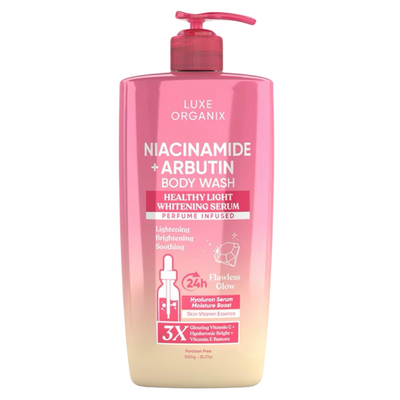 Luxe Organix Niacinamide + Arbutin Whitening Serum Body Wash