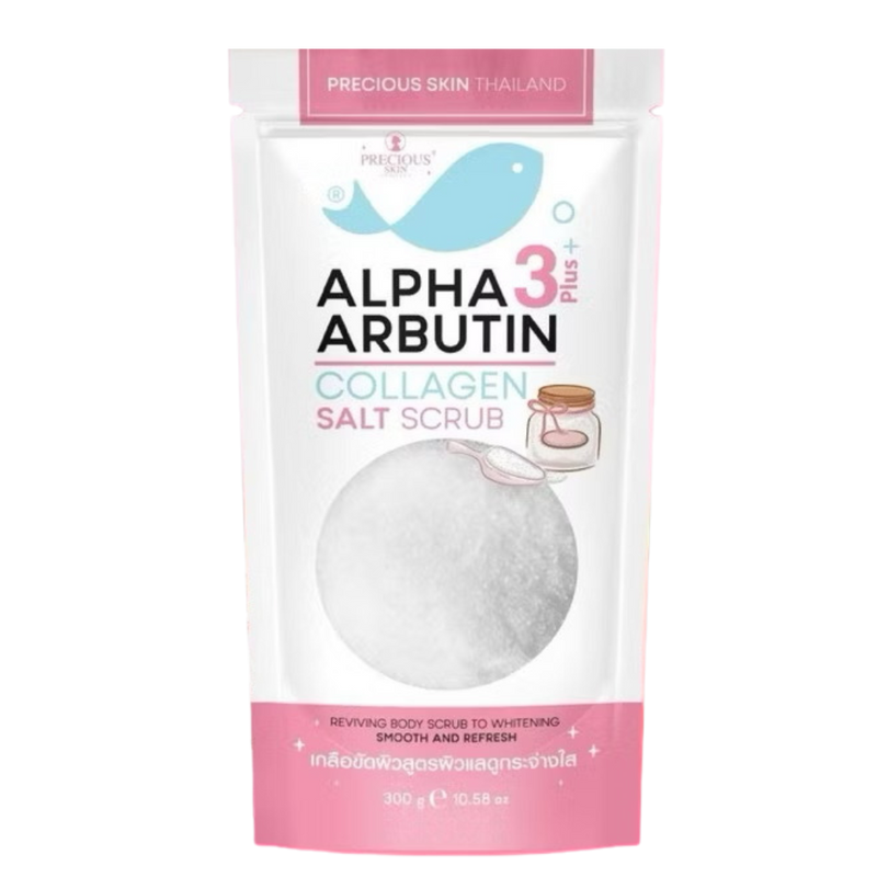 Precious Skin Alpha Arbutin 3 Plus Collagen Salt Scrub