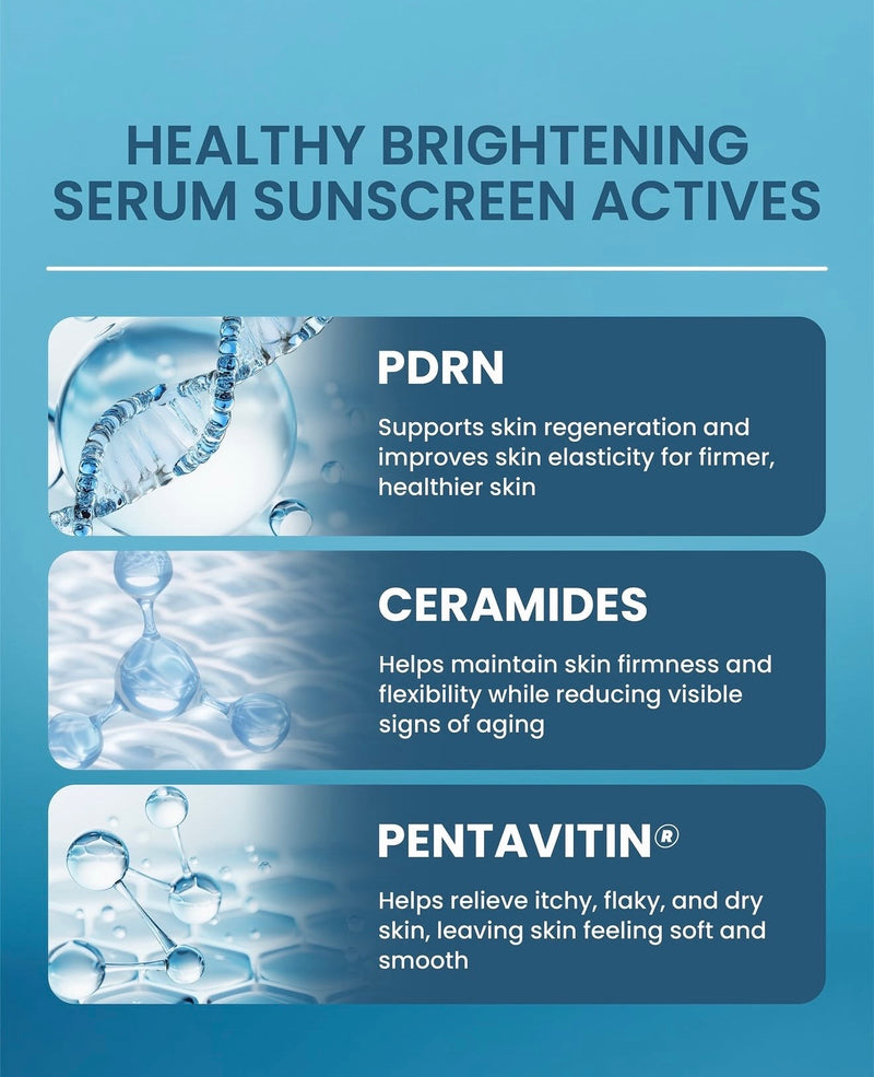 Luxe Organix PDRN Serum Sunscreen SPF50