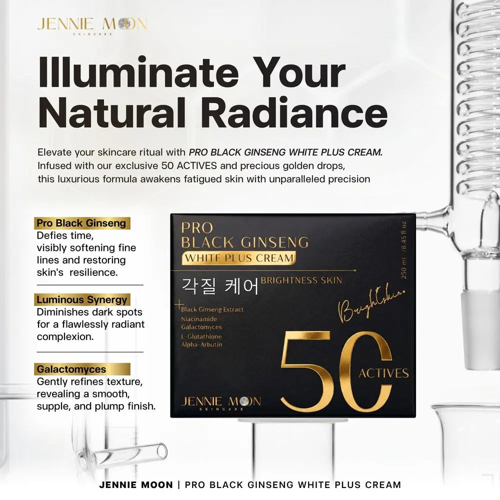 Jennie Moon 50x Pro Black Ginseng White Plus Cream