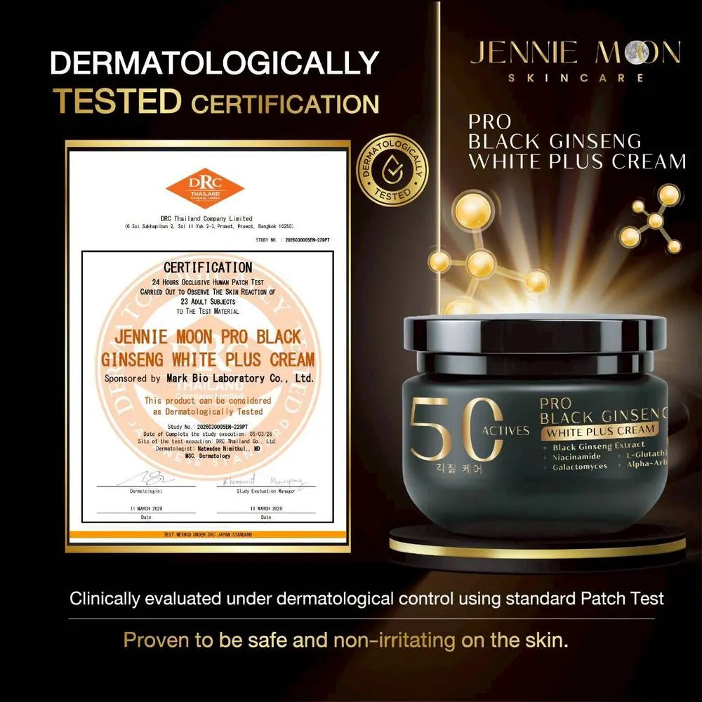 Jennie Moon 50x Pro Black Ginseng White Plus Cream