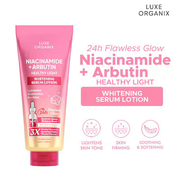 Luxe Organix Niacinamide + Arbutin Whitening Serum Lotion
