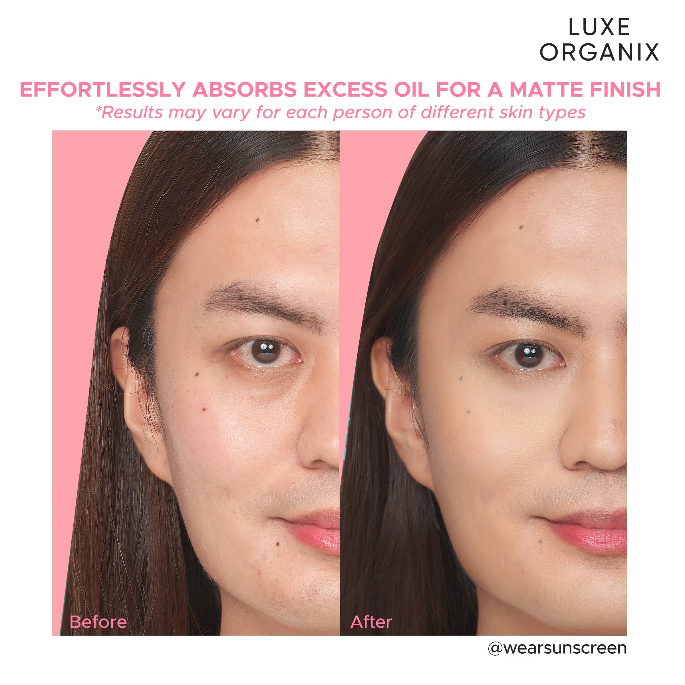 Luxe Organix 24H Zero Sebum Instant Pore Blurring Weightless Matte Powder Spf 50 Pa++++