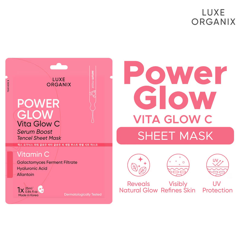 Luxe Organix Power Glow Sheet Mask
