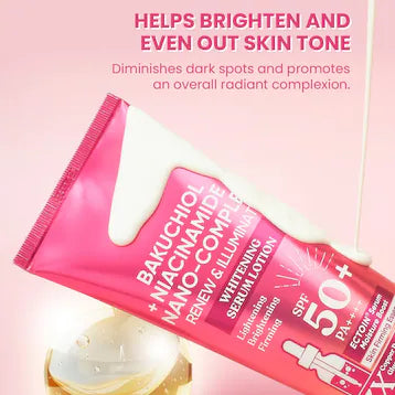 Luxe Organix Bakuchiol + Niacinamide Whitening Serum Lotion