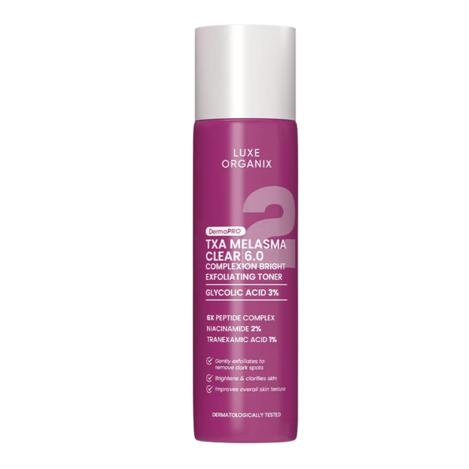 Luxe Organix TXA Melasma Clear 6.0 Complexion Bright Exfoliating Toner