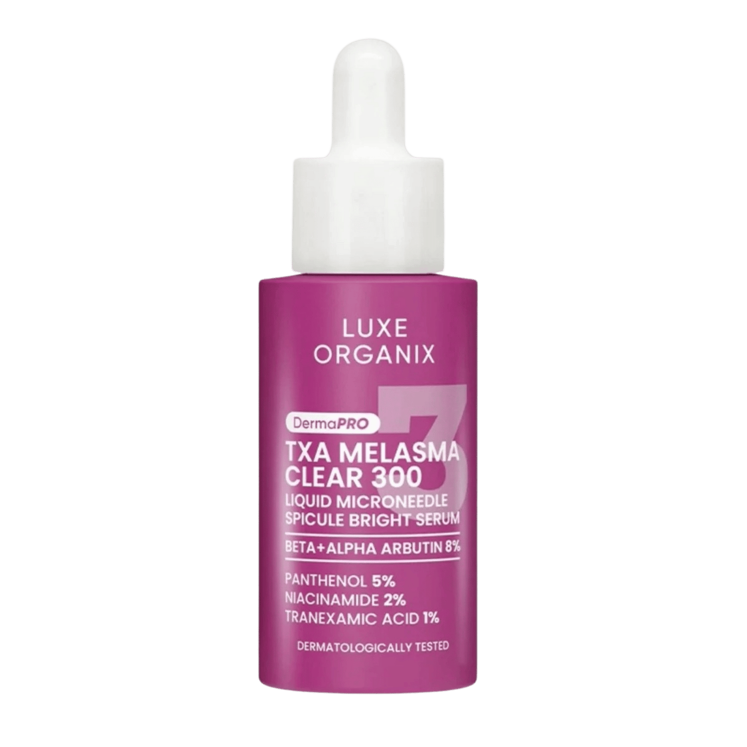 Luxe Organix TXA Melasma Clear 300 Liquid Microneedle Spicule Bright Serum
