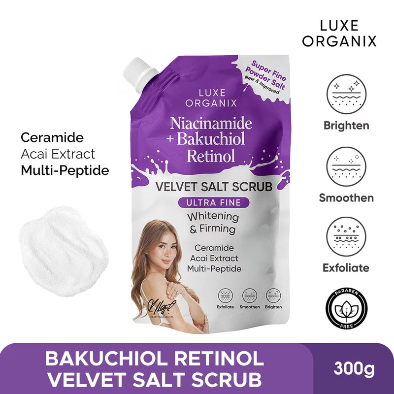 Luxe Organix Velvet Salt Scrub