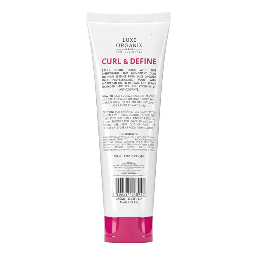 Luxe Organix Premium Keratin Curl & Define Essence 250ml