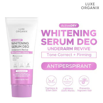 Luxe Organix Whitening Serum Deo Underarm Revive