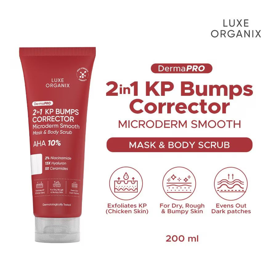 Luxe Organix 2in1 KP Bumps Smooth Mask Scrub
