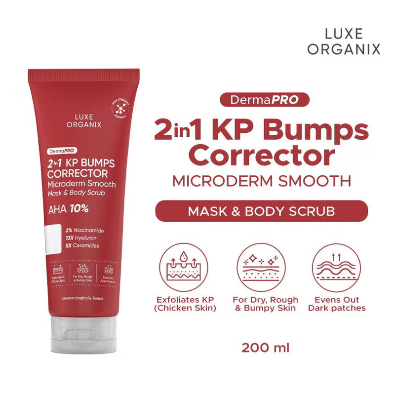 Luxe Organix 2in1 KP Bumps Smooth Mask Scrub
