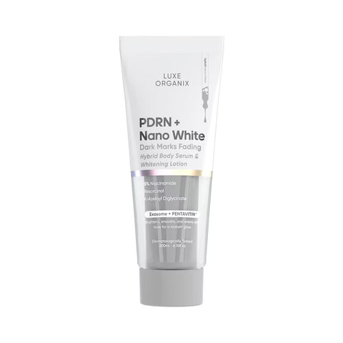 Luxe Organix PDRN + Nano White Dark Marks Fading Hybrid Body Serum & Whitening Lotion