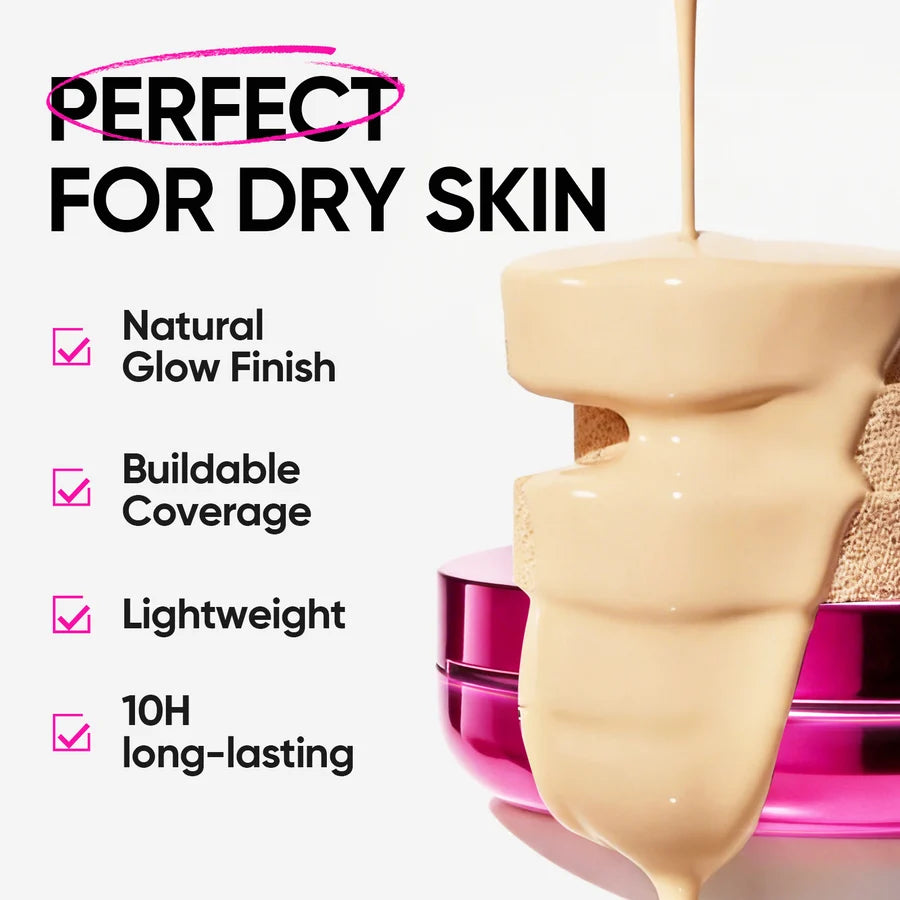 Skintific Cover Glow Perfect Pink Cushion Full Coverage Foundation