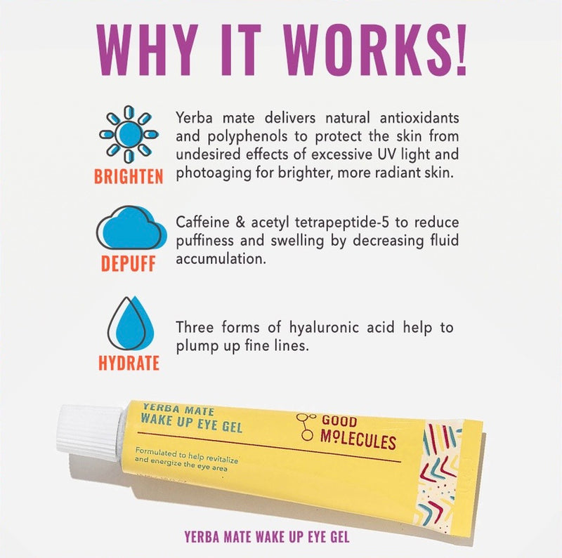 Good Molecules Yerba Mate Wake Up Eye Gel