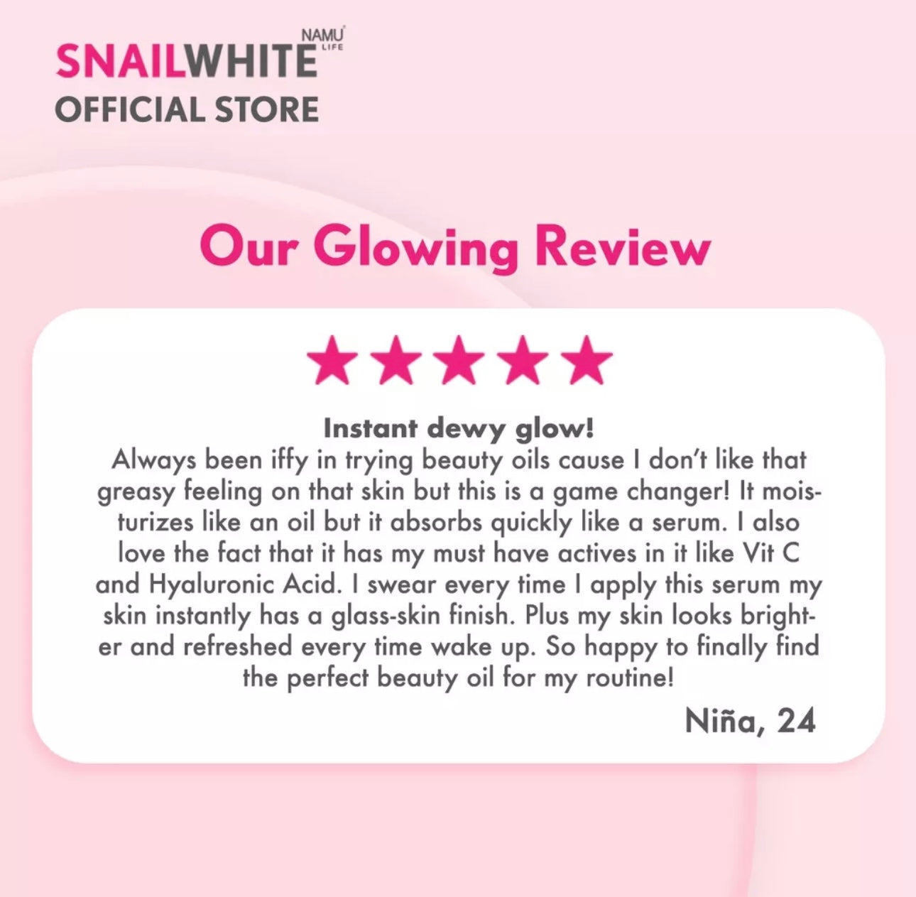 Snailwhite Beauty Glow Drops