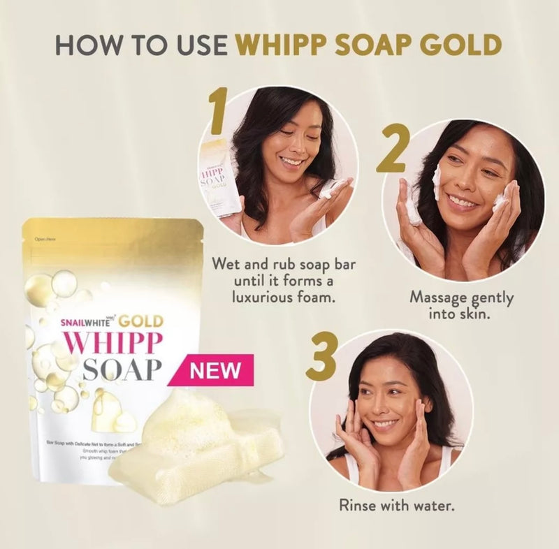 Snailwhite Whipp Soap Gold