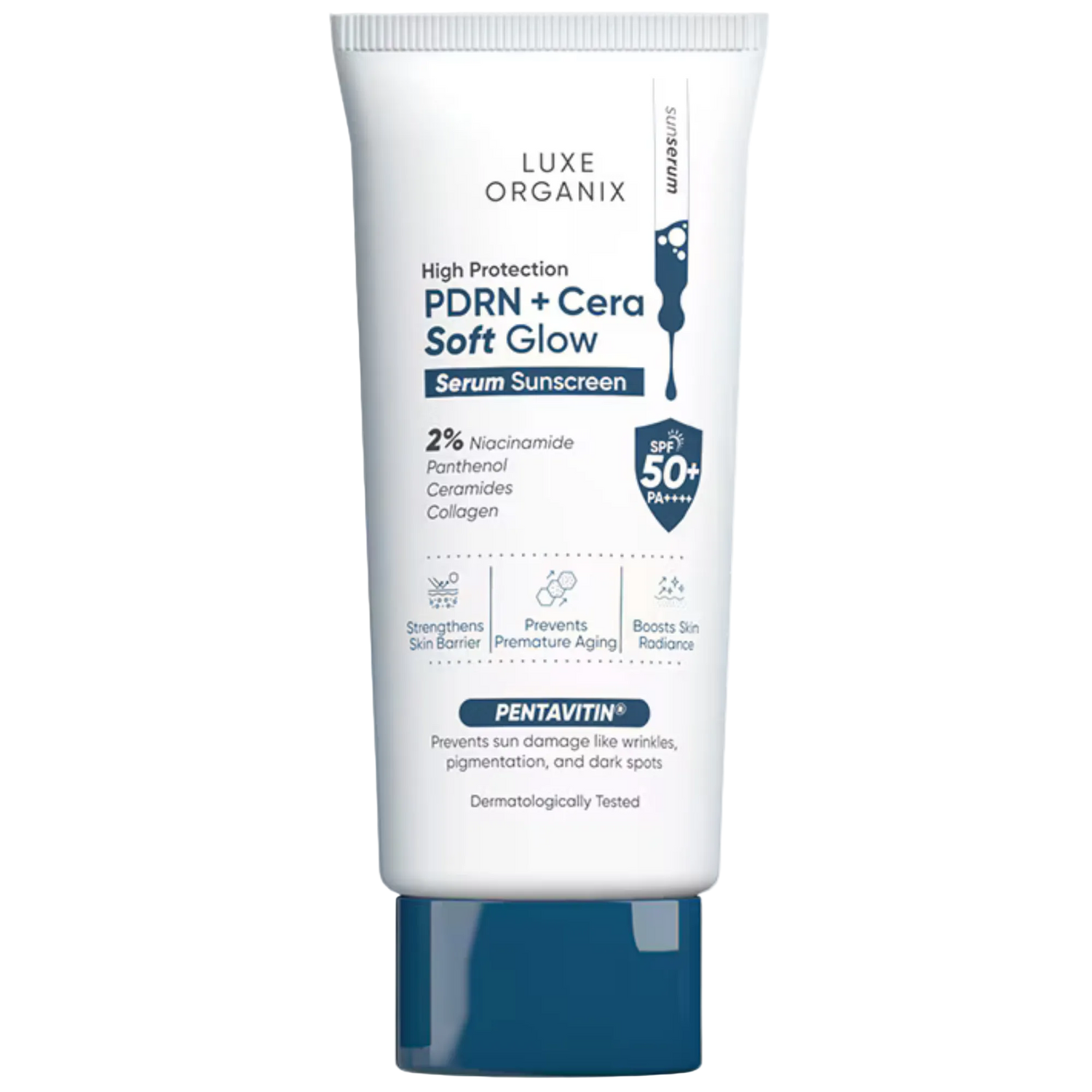 Luxe Organix PDRN Serum Sunscreen SPF50