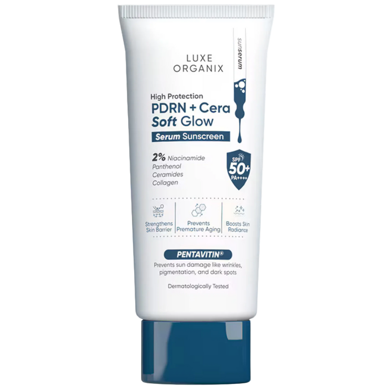 Luxe Organix PDRN Serum Sunscreen SPF50