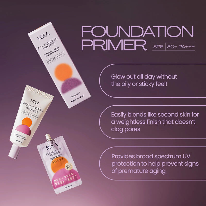SOLA Foundation Primer SPF50+++ 30ml
